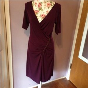 Host pick! 🥳 Purple zipper knee length dress